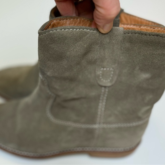 Isabel Marant Etoile taupe suede booties sz 36/6-6.5 US-lightly worn - Picture 8 of 10